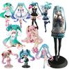 21cm Sexy Girls Hatsune Miku Anime Figure Fashion Subclture Miku Action Figure Xmas Present PVC Collection Model Doll Playthings