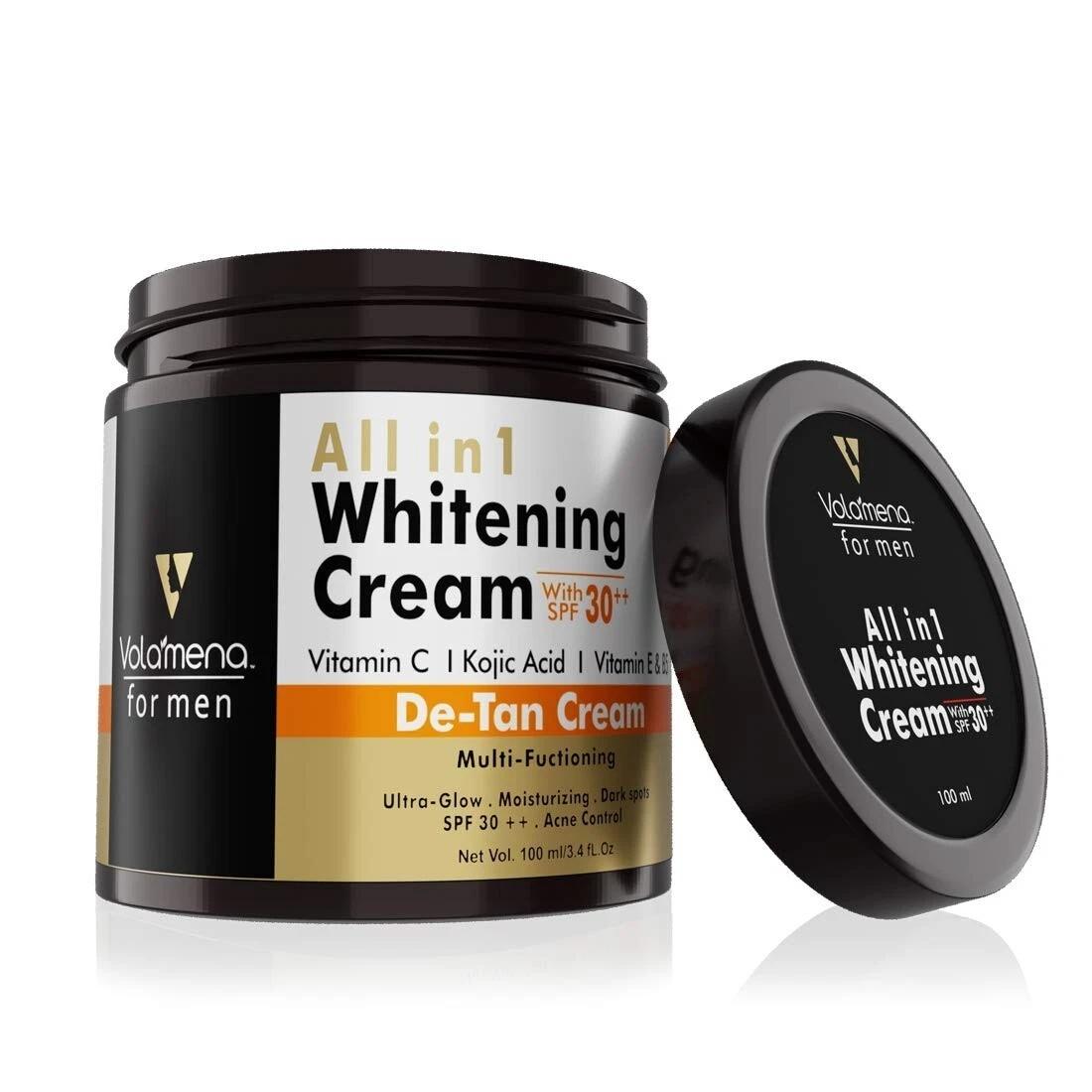 

Набор из 2 кремов для осветления кожи и против старения для мужчин 100 мл | Дневной и ночной мужской крем для лица для ежедневного использования | Натуральный увлажняющий крем для сияния кожи 100ml чистый