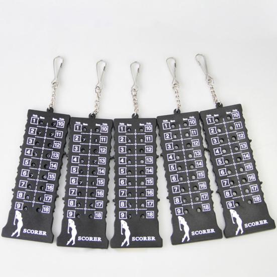 Golf Scoreboard Anti-crack Waterproof Clearly Marked Thickened Golf Scoring Metal 18 Hole Golf Stroke Putt Score Counter Golf Sport