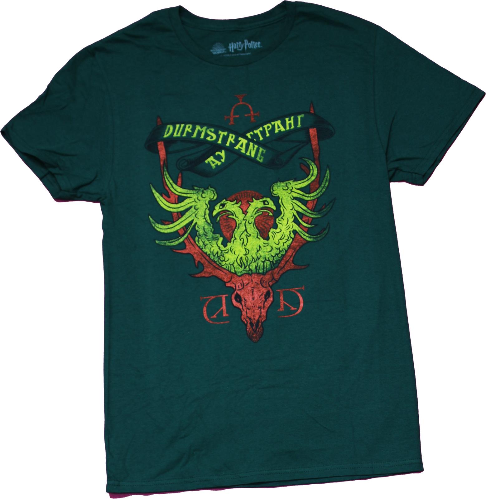 Harry Potter New Adult T-Shirt - Durmstrang Distressed Crest S