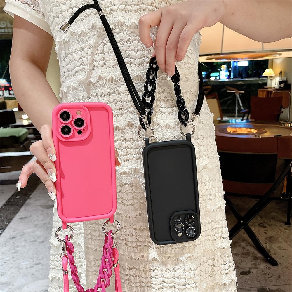 Luxury Marble Amber Wrist Strap Necklace Lanyard Case For iPhone 16 14 11 12 13 15 Pro Max X XS XR 7 8 Plus SE Soft Chain Cover