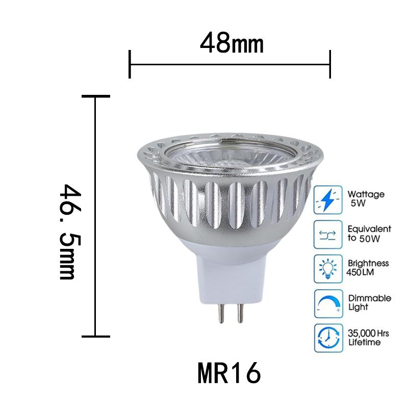 Reflector 10W Dimmabil 12V MR16 Bec Cob 3200K Gu5.3 LED Decor Camere Becuri E27 B22 Gu10 Living E12 E27 Pentru Acasă 4000K Roșu Violet
