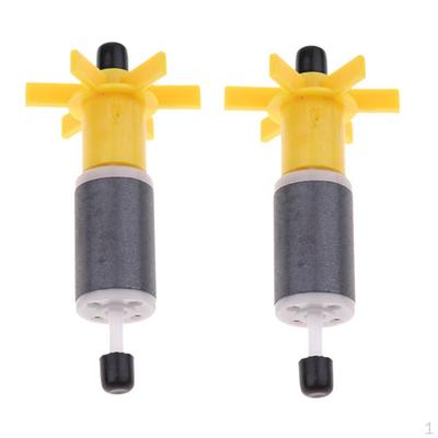 2ks Obežné koleso Rotor Akvárium Náhradné diely pre Filter Nádrže HW303/403/703