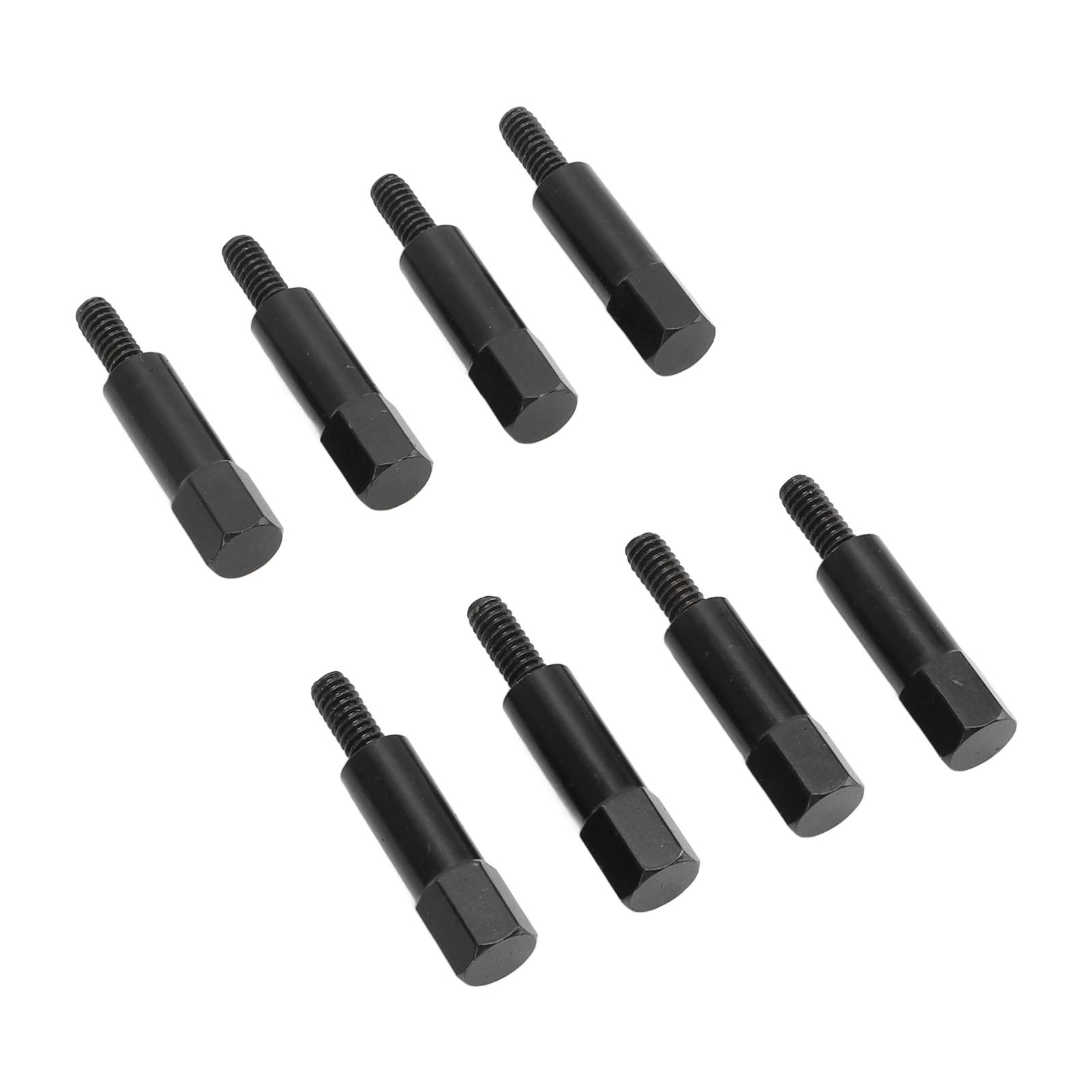 

8 шт. Болт Гайка Крышки Клапана Автомобиля Черный Порошковая Покраска Замена для SBC Малый Блок 283 305 327 350