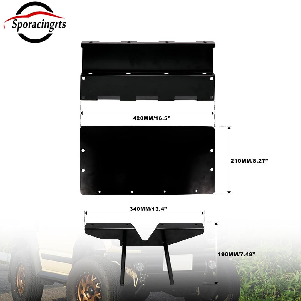 Sporacingrts Jimny Cargo Extension with Feature and Headrest Holder for Efficient Interior Space Anti-Slip Easy-Installation