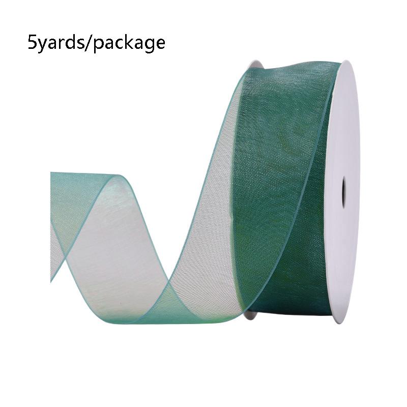 5 Yards Sheer Chiffon Ribbon Suitable for Gift Wrapping, Wedding Decor, Home Decor, Girl Hair Accessories Handmade DIY