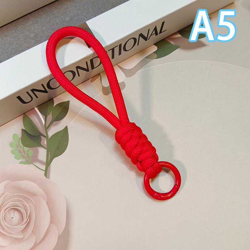 1pcs Paracord Braided Woven Keychain Lanyard Buckle Emergency Survival Bagpack Key Ring Wristlet Strap Car Trinket Key Holder