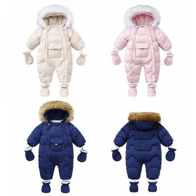 Baby Klettern Kleidung Gepolsterte Kleidung Niedlichen Baby Einteiler Outdoor Freizeit Overall Dicken Winter Body