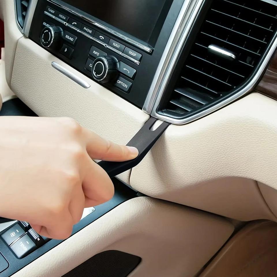 Hebelwerkzeug-Set zum Entfernen der Autotürverkleidung, Auto-Haken-Set, Befestigungselemente in gemischten Größen, Werkzeuge zur Änderung der Auto-Audio, Trim-Dash-Radius-Audio-Entfernung