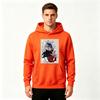 Men Print Pullover Hoodie Akatsuki Konan Pattern Casual Long Sleeve Sweatshirt