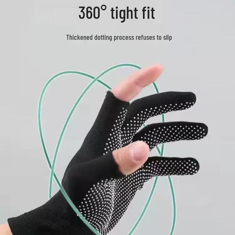 Nylon Anti-slip Wear-resistant Gel Coated Gloves: Lightweight, High-Elasticity, Thin Work Gloves for Men and Women