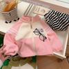 Kids' Fleece-Lined Outerwear Jacket: New Style Orly for Boys, Warm Girls' Jacket, Baby Thickened Autumn/Winter Cotton Wear.