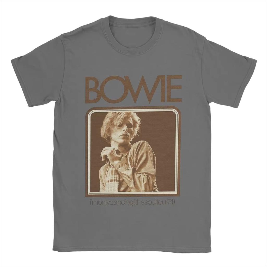 Davids Bowied Herren T-Shirt Neuheit T-Shirts Kurzarm Rundhals T-Shirts Reine Baumwolle 4XL Oberteile