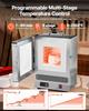 Tabletop Kiln Melter 1500W Electric 1200℃ Max Temperature Melting Furnace