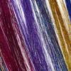 120 fili Capelli Tinsel Bling Seta Capelli Flare Fili Glitter Arcobaleno Decorazione per capelli
