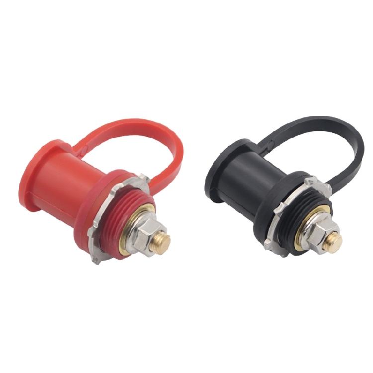 2Pcs 250A Battery Charging Jumper Post Battery Charging Post 3/8" Stud Jump Post