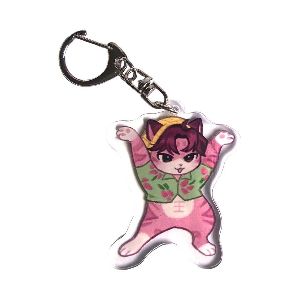 Akrylová klíčenka přívěsek – Roztomilý dekorativní dárek na studentské batohy