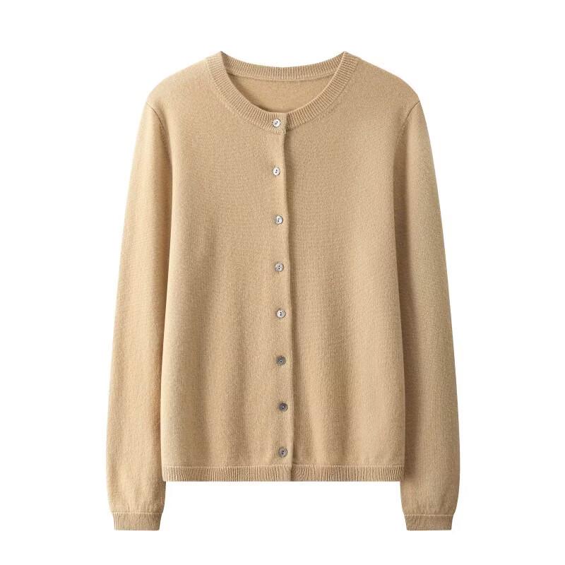 Kevanshe Classic Pure Cashmere Cardigan for Women