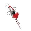 Glossy Leather Heart Keychain Faux Pearls Bowknot Braided Rope Car Keyring Bag Charm Gift Accessory for Women Girls