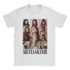T-shirts The Eras Tour d'Ariana Grande pour hommes L'ère Dangerous Woman Vêtements 100% coton T-shirt d'été Col rond T-shirt décontracté