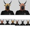 Adorable Animal Cow Head Mask For Creative Costume Parties And Fun Festivals