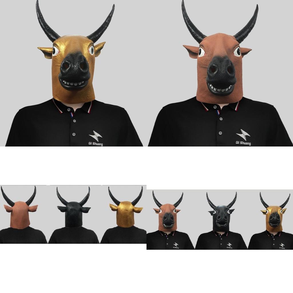 Adorable Animal Cow Head Mask For Creative Costume Parties And Fun Festivals