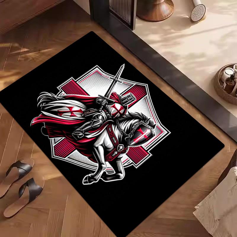 Knights Templar Rug - home decoration Carpet For Living Room Bedroom Flooring Computer Chair Area Rug