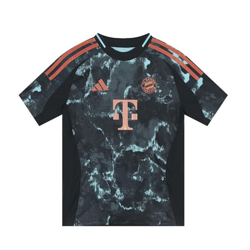 Adidas Junior Bayern Munich Away Short Sleeve Jersey 2024 25