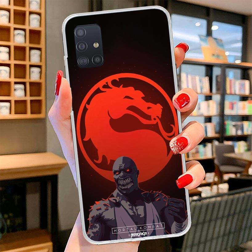 Scorpion Zero Sub Mortal Kombat Cover Phone Case For Samsung Galaxy A12 A22 A32 A52 A72 A02S Phone Case Note 20 Ultra 10 S10 Plu
