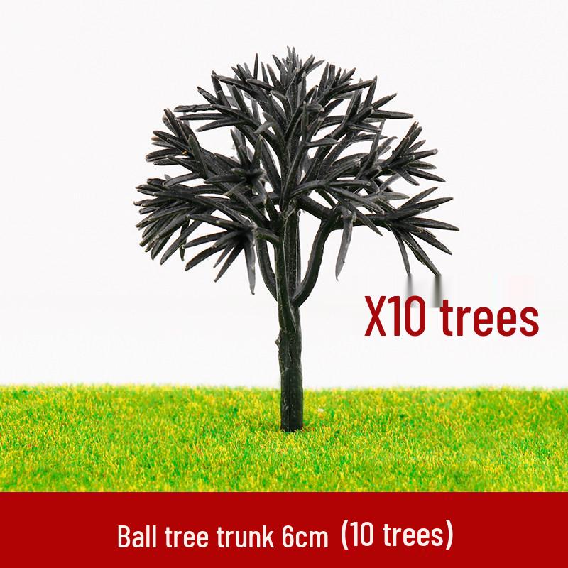 Finished Plastic Model Tree for Architectural Sand Table Scene Construction