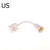 1Pc Us Plug To E27 Lamp Base Conversion Led Light Wall Flexible Lamp Holder Converter With Switch Led Head Bulb Socket