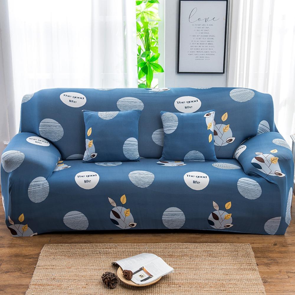 Stretchable Printed Sofa Cover Full Elastic Slipcover 4 Seasons Soft Fabric Protector