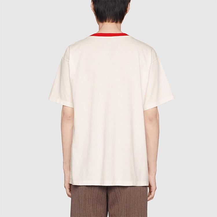 Gucci Cat Print Oversize T-shirt 'off white' Men's 616036-XJCVU-9125