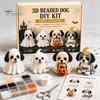 Cute Pet Jewelry Making Kit 3D Halloween Dog DIY Art Set, Beaded Puppy Craft Kit, Supplies for Group Activity Animal Beginners Adults, Home Desk Decor