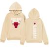 Winter Chicago Bulls #23 Printed Hoodies Fashionable Casual Warm Sports Long Sleeved Men's and Women's Unisex Hooded Sweatshirts