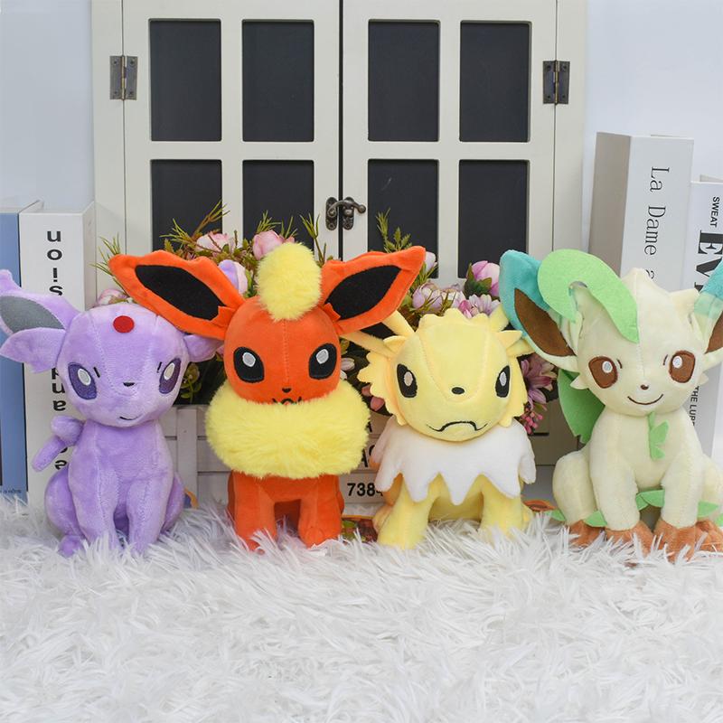 32 Style Eevee Plush Toy Pokemon Eeveelution Umbreon Vaporeon Jolteon Flareon Espeon Leafeon Cartoon Stuffed Animal Doll Peluche
