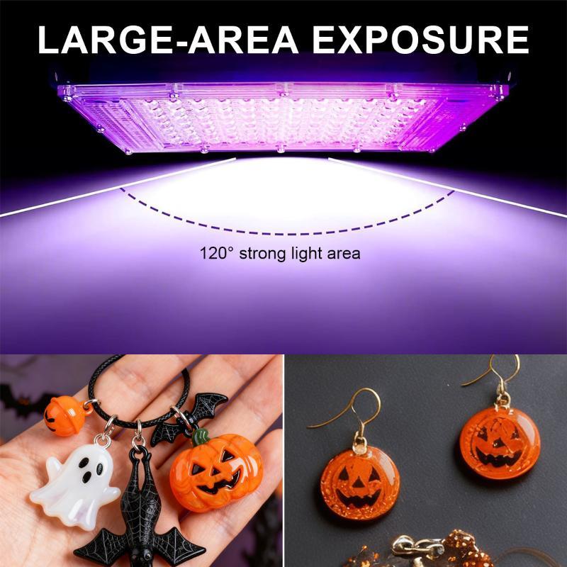 96 Leds Usb Ultraviolet Glue Curing Lamp, Resin Curing Device. Resin Molds, Jewelry Making, Diy Handcraft Material