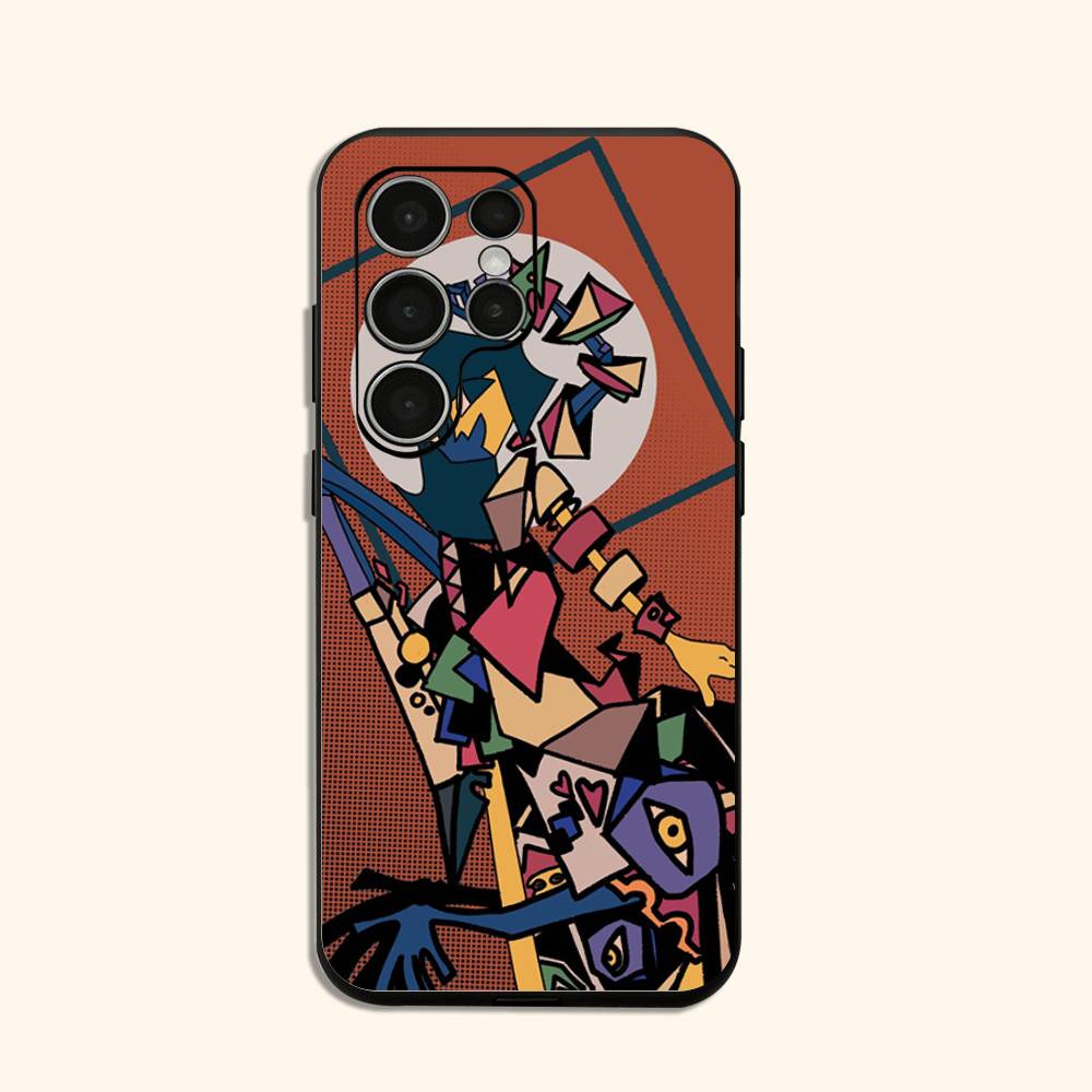 Anime E-Ena Graphic Sthetic Silicone Case For Samsung Galaxy S25 S24 S23 S22 S21 Shockproof Cover