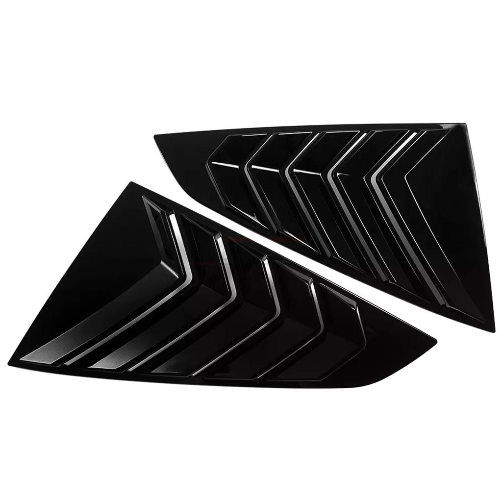 Car Rear Louver Window Side Shutter Decoration Cover Sticker Vent Scoop Trim for Ford Mustang 2025 2025 Up Exterior Accessories