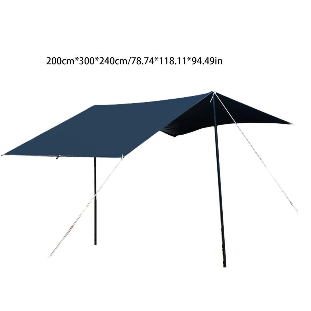 

Палатка для автокемпинга Палатки для внедорожников для кемпинга Автомобильная палатка Тент для кемпинга на внедорожнике для автомобиля Водонепроницаемая Складная для путешествий на открытом воздухе Для грузовиков синий