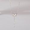 Shiny Butterfly Necklace Ladies Exquisite Clavicle Chain Necklace Jewelry For Ladies Gift