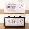 Desk Clock with Three Decorative Press Button-