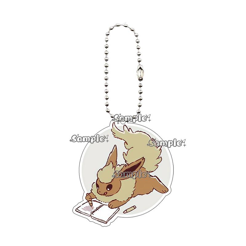

Kawaii Vaporeon Flareon Acrylic Car Keychain Cartoon Umbreon Eevee Espeon Anime Students Backpack Charm Keyring Jewelry Gift Toy about 5cm
