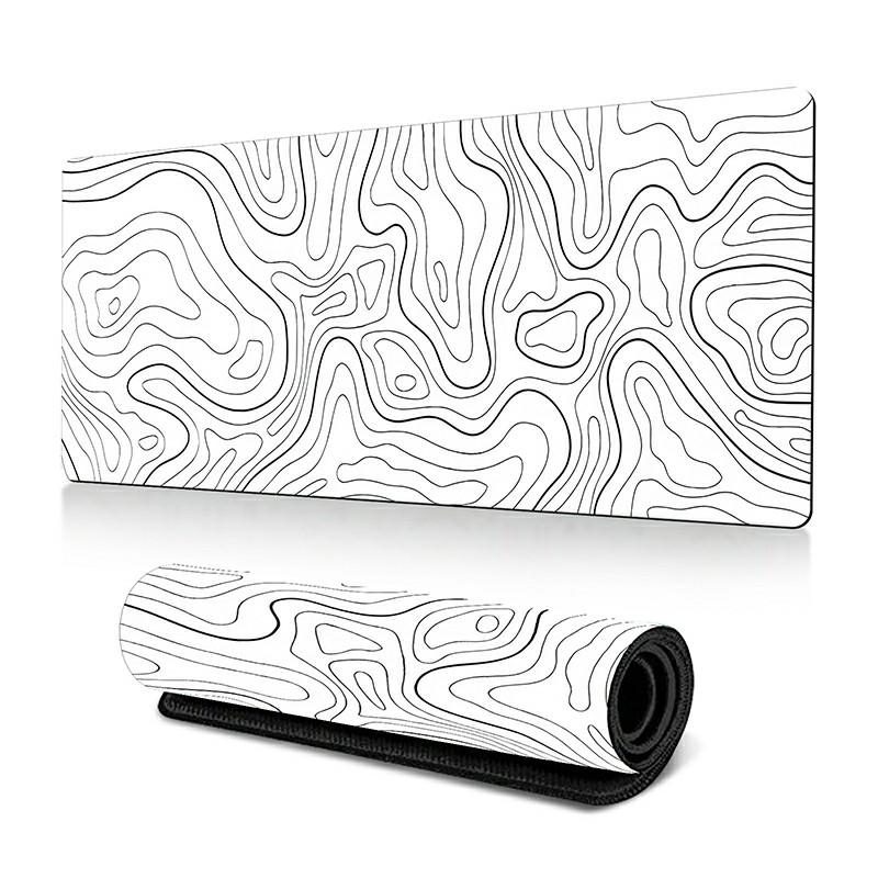 

400*900*3mm Abstract Pattern Large Mouse Pad Anti-skid Rubber Desktop Mat C
