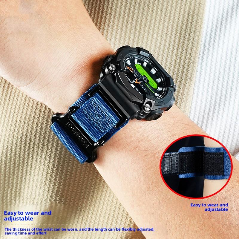 GA900 Modifiziertes Uhrenarmband Für Casio Uhren G-shock GA-900A/VB/TS DW-6900 Armbänder Herren Outdoor Wasserdicht Sport Nylon Armband