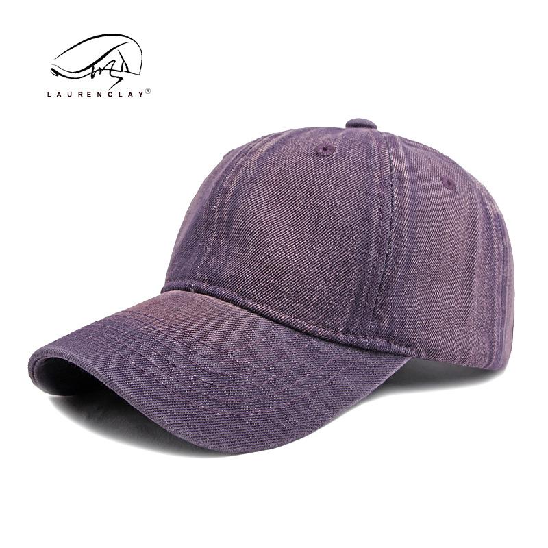 Good quality upgrade washed denim hat men's and women's spring and summer new light plate soft top baseball cap cap