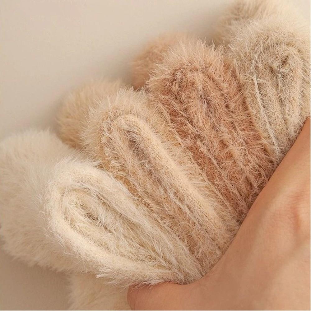 Thickened Fur Socks Keep Warm Short Tube Stockings Soft Winter Socks Winter