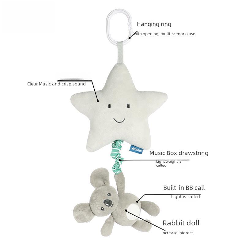 Cartoon Animal Door Knob Pendant Baby Music Box