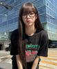 Nasyujeueol Strawberry Bucket Short Sleeve T-Shirt [Black]