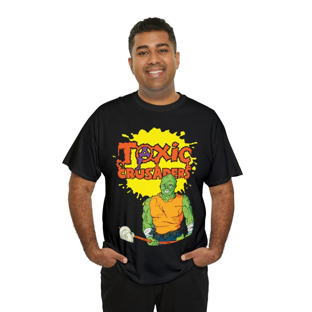 The Toxic Crusaders 80s cartoon Troma Short Sleeve Tee Unisex T-Shirt XXXL
